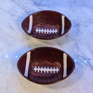 Football Shaped Snack Bowls Boston Warehouse